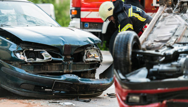 Auto accident scene