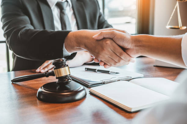 Attorney client handshake